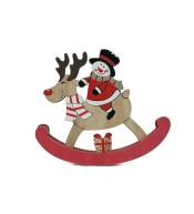 Bałwanek drewniany 15x12cm