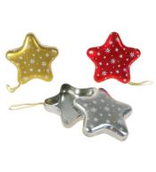 Pojemnik metalowy gwiazdka MIX