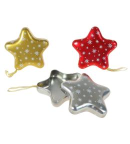 Pojemnik metalowy gwiazdka MIX