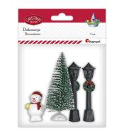 Latarnie uliczne choinka bałwan