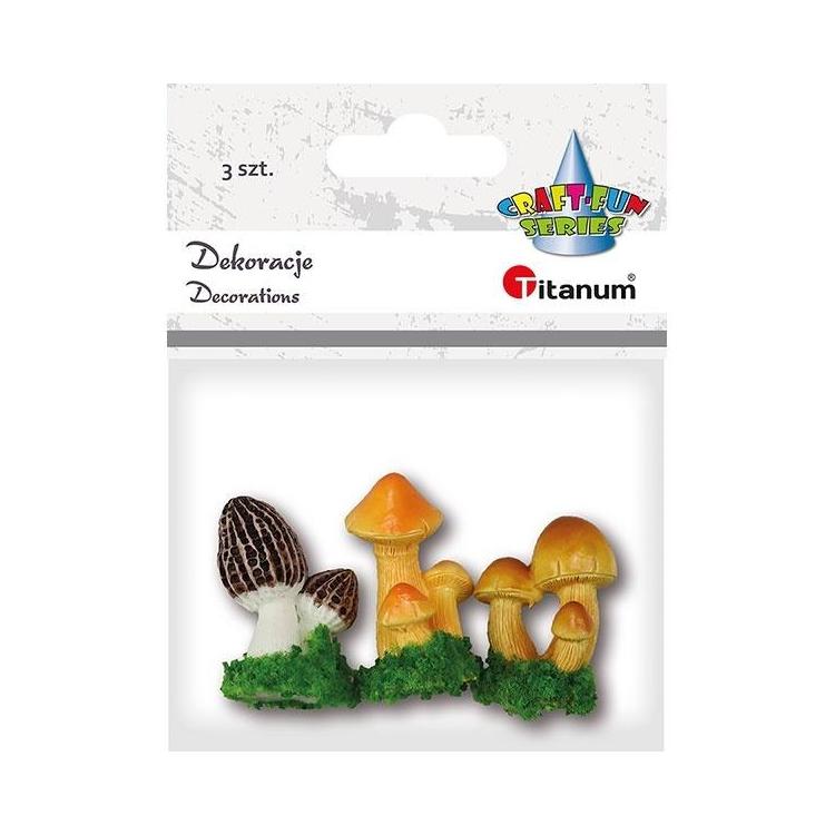 Dekoracje plastikowe grzybki 3