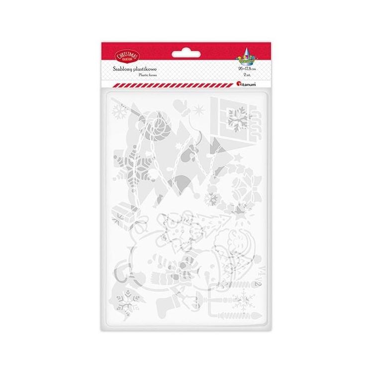 Szablony plastikowe 260x178mm 2szt