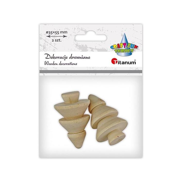 Choinki drewniane 2szt