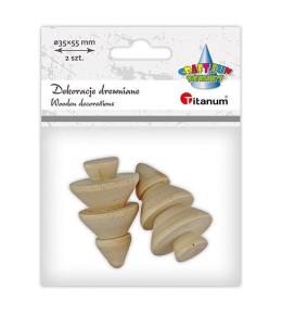 Choinki drewniane 2szt