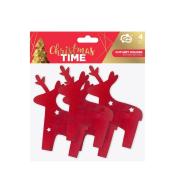 Etui na sztućce Renifer 14,5x18cm 4szt