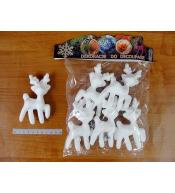 Renifery styropianowe do decoupage