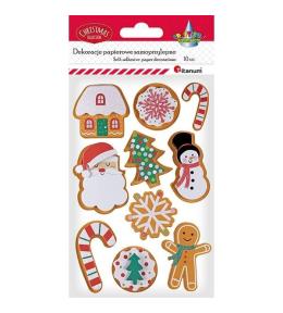 Dekoracje samoprzylepne papierowe 3D 10szt