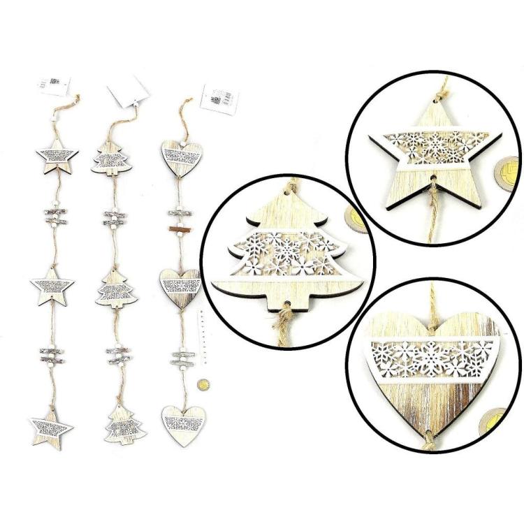 Zawieszka drewniana MIX