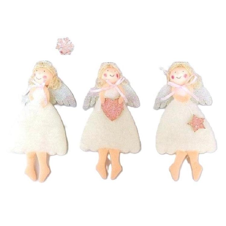 Zawieszka dekoracyjna Anioł 15cm MIX