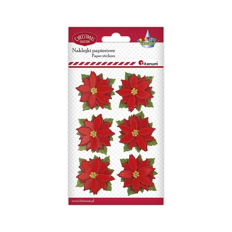 Dekoracje samoprzylepne papierowe 3D 44m 6szt