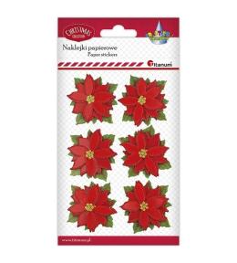 Dekoracje samoprzylepne papierowe 3D 44m 6szt