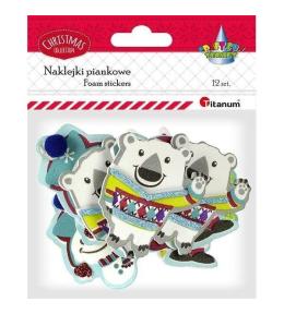 Naklejki piankowe 3D Boże Narodzenie 12szt