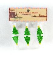 Klamerki ozdobne zimowe Choinka 6szt