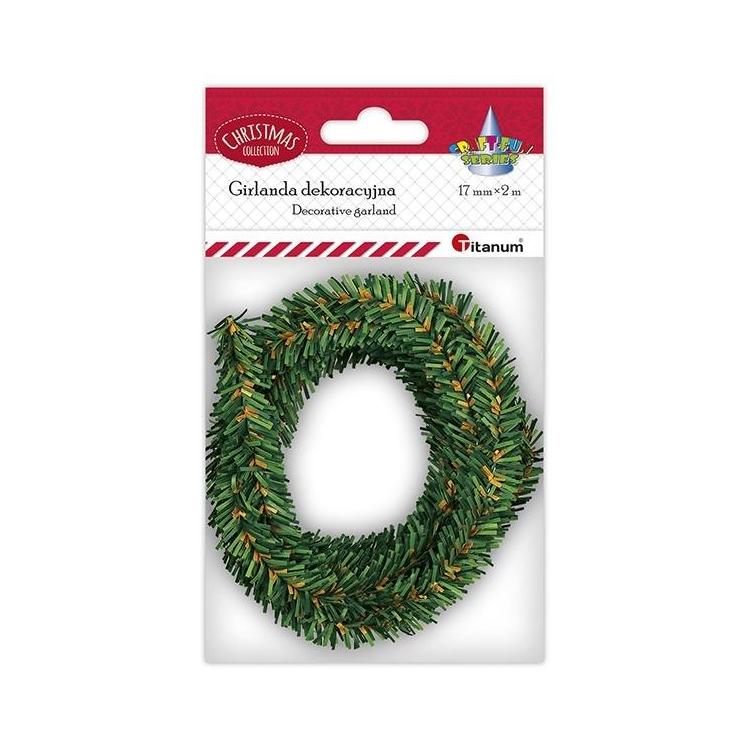 Dekoracja plastikowa girlanda świerkowa 2m