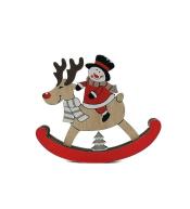 Bałwanek drewniany 10x9cm