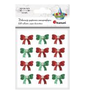 Kokardki 3D 25x20mm 12szt