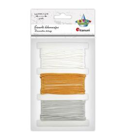 Sznurki poliestrowe 1,5mmx3m 3szt