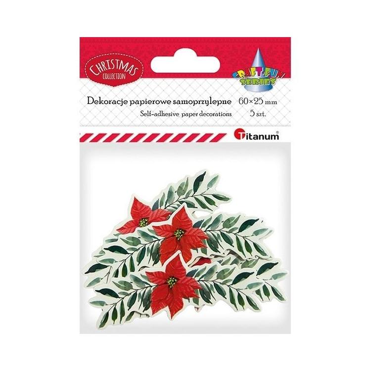 Dekoracje samoprzylepne girlanda 60x25mm 5szt