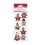 Dekoracje samoprzylepne 3D 7szt