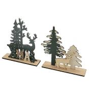 Dekoracja świąteczna drewniana MIX