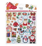 Naklejki 3D papier na filcu 39szt