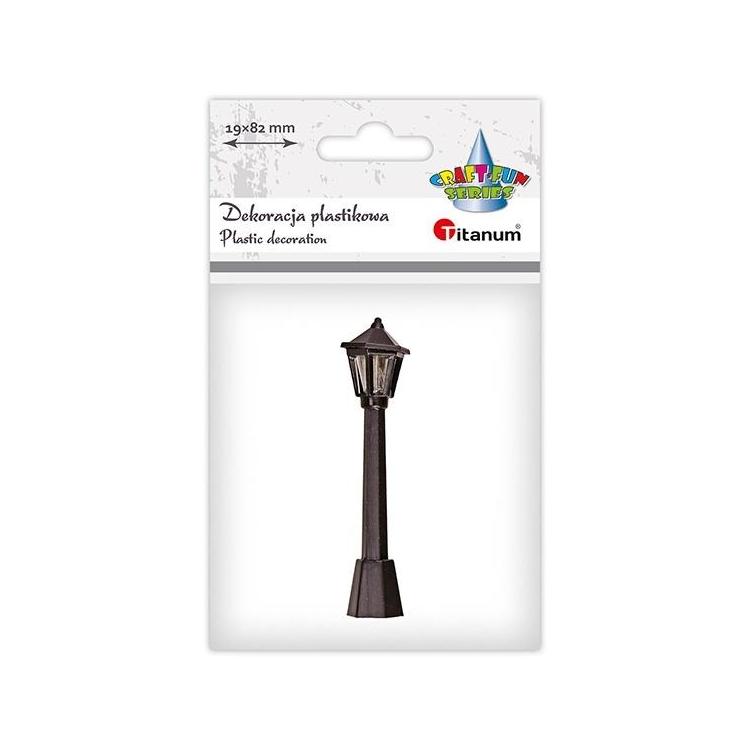 Latarnia uliczna plastikowa miniaturowa 19x82mm