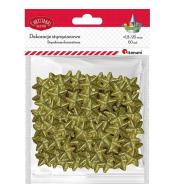 Styropianowe gwiazdki 20x18mm złote 60szt