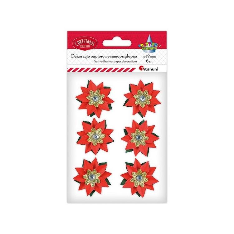 Dekoracje samoprzylepne papierowe 3D 42m 6szt