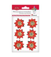 Dekoracje samoprzylepne papierowe 3D 42m 6szt