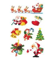 Naklejki sanie Mikołaja