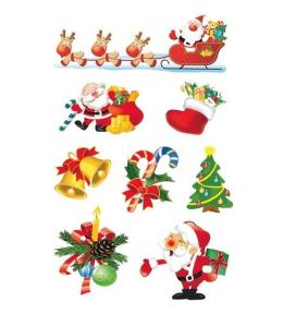 Naklejki sanie Mikołaja