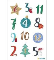 Naklejki kalendarz adwentowy