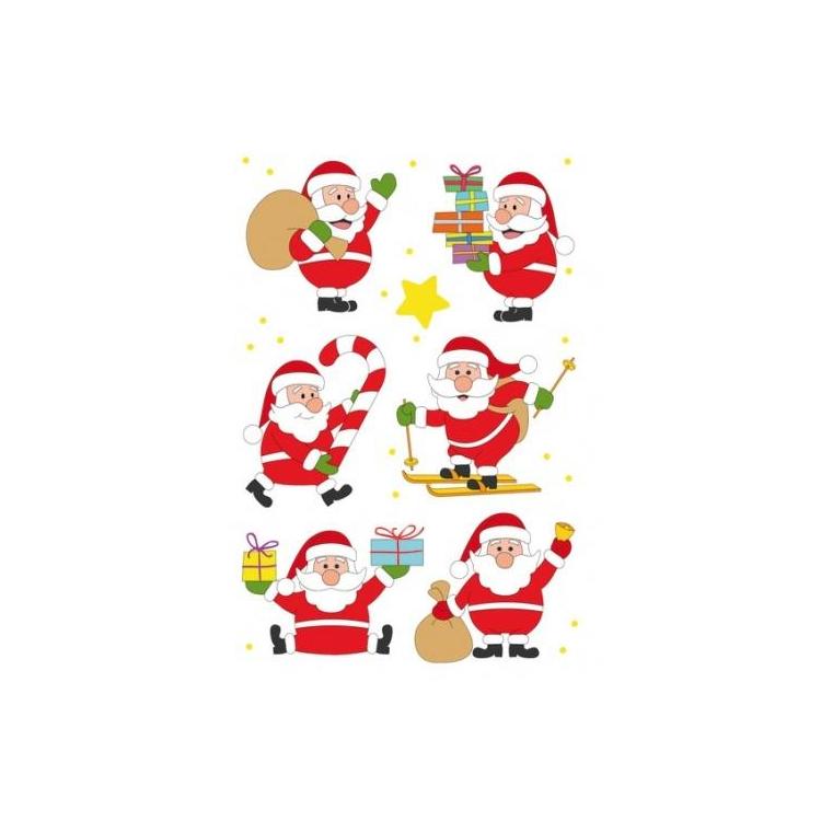 Naklejki Mikałaj z prezentami