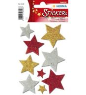 Naklejki gwiazdki gwiazdy brokatowe