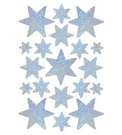 Naklejki Gwiazdki holograficzne srebne
