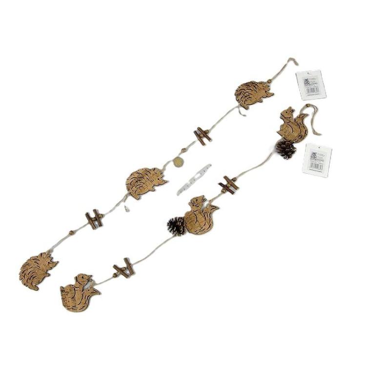 Zawieszka ozdobna z korka 85cm MIX