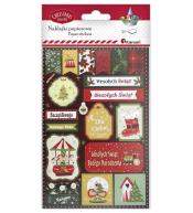 Naklejki papierowe do scrapbookingu 22szt