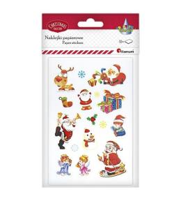 Naklejki papierowe 12 wzorów 120szt