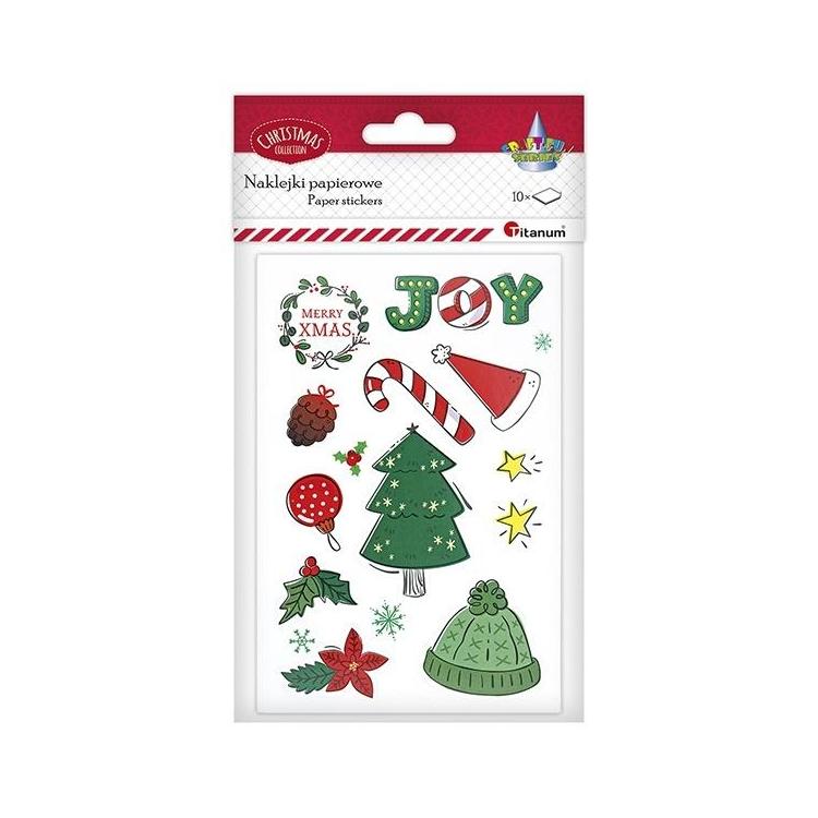 Naklejki papierowe 11 wzorów 110szt