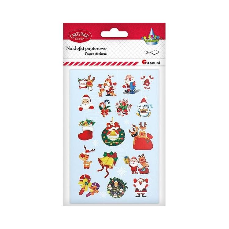 Naklejki papierowe 17 wzorów 170szt