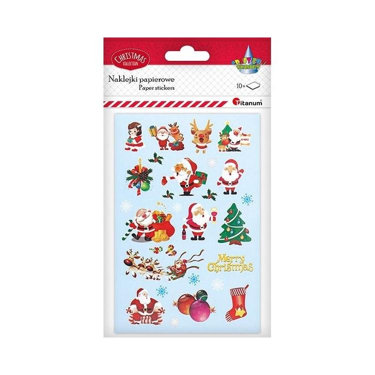 Naklejki papierowe 15 wzorów 150szt