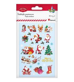 Naklejki papierowe 15 wzorów 150szt