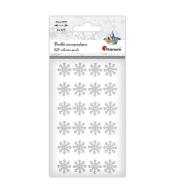 Kryształki samoprzylepne płatki śniegu 24szt
