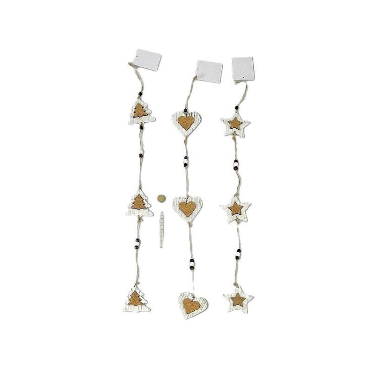 Zawieszka drewniana 70cm MIX