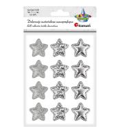 Dekoracje samoprzylepne gwiazdki 12szt