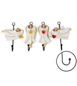 Wieszak z aniołkiem 11x15cm MIX