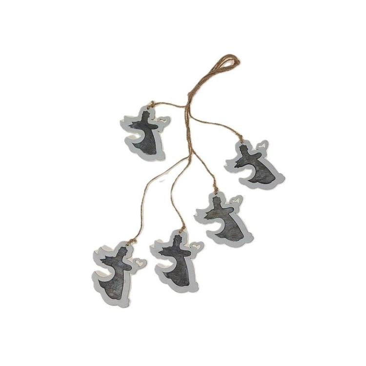 Dekoracja świąteczna anioły 42cm