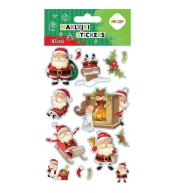Naklejki Santa 10x20cm HAPPY COLOR