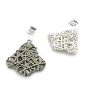 Dekoracja świąteczna dzwonek 15x17x3cm MIX