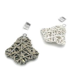 Dekoracja świąteczna dzwonek 15x17x3cm MIX